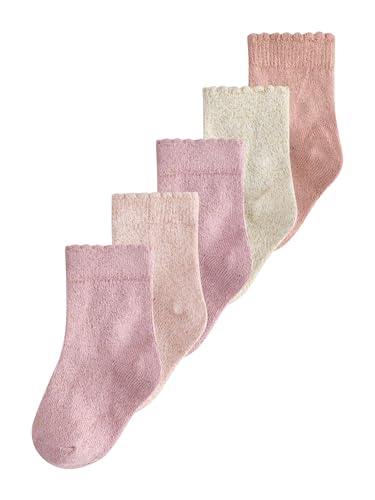 NEXT Babysocken im 5er-Pack Pink Sparkle 6 Monate von NEXT