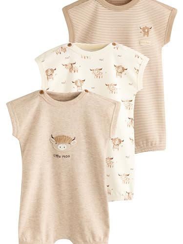 NEXT Babystrampler aus 100% Baumwolle Neutral Hamish 3 Monate von NEXT