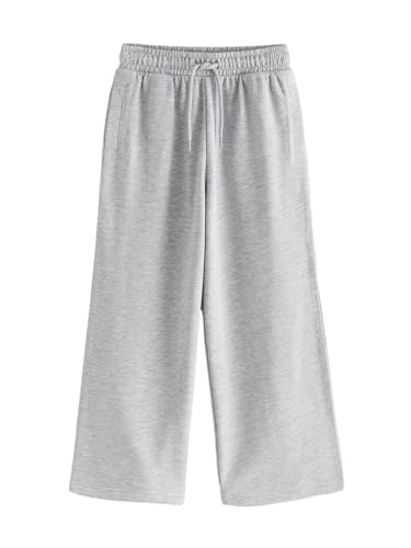 NEXT Basic-Jogginghose mit weitem Bein Grau 7 Jahre von NEXT