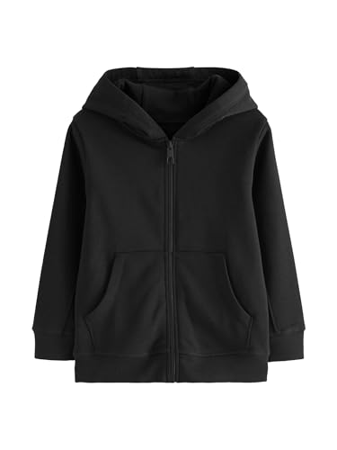 NEXT Basic-Kapuzenjacke mit Reißverschluss Schwarz 3 Jahre von NEXT