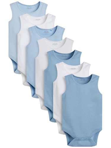 NEXT Bodys mit Trägern, 7er-Pack Blau 12 Monate von NEXT