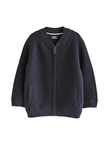 NEXT Bomberjacke mit durchgehendem Reißverschluss Marineblau 3 Monate von NEXT