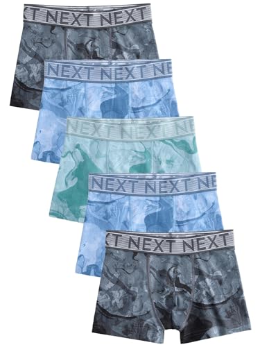 NEXT Boxershorts im 5er-Pack Blue Marble Print 11 Jahre von NEXT