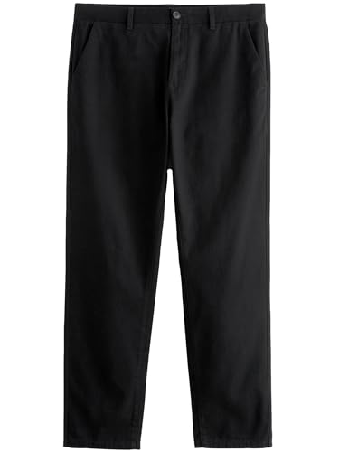 NEXT Chinohose im Straight Fit Schwarz 32 von NEXT