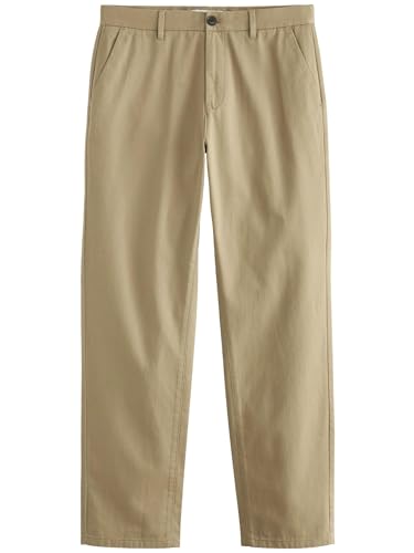 NEXT Chinohose im Straight Fit Stein Natürlich 34 von NEXT