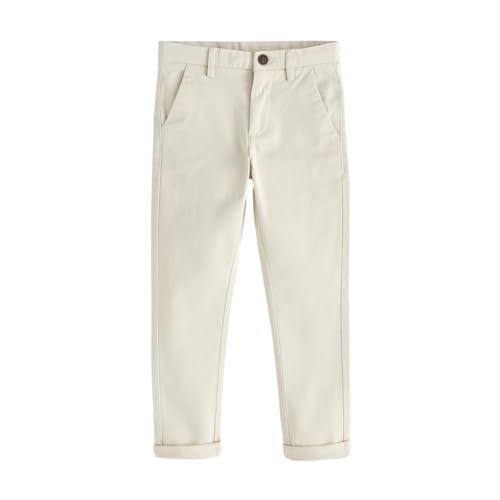 NEXT Chinohose mit Stretch (3-16 Jahre) – Skinny Fit Ecru Neutral 3 Jahre von NEXT