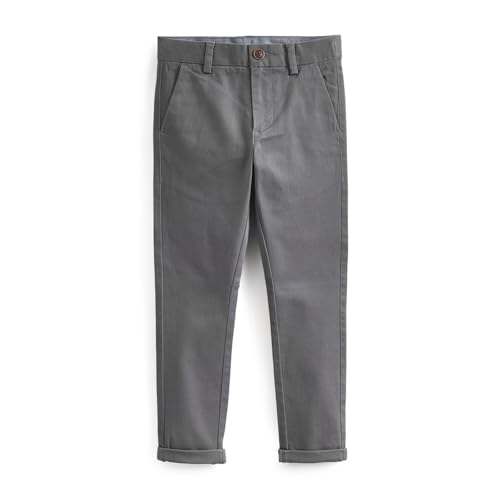 NEXT Chinohose mit Stretch (3-16 Jahre) – Skinny Fit Holzkohle Grau 7 Jahre von NEXT