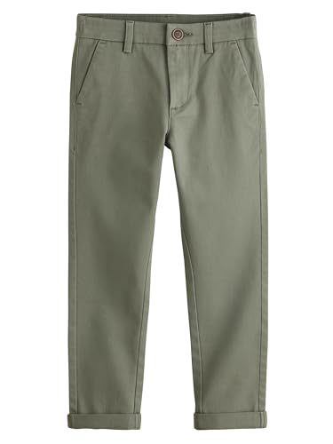 NEXT Chinohose mit Stretch (3-16 Jahre) – Skinny Fit Olivgrün 8 Jahre von NEXT
