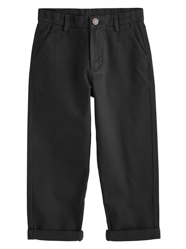 NEXT Chinohose mit Stretch - Breite Passform Schwarz 7 Jahre von NEXT