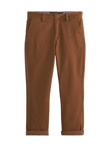 NEXT Chinohose mit Stretch Ingwer/Hellbraun 13 Jahre von NEXT