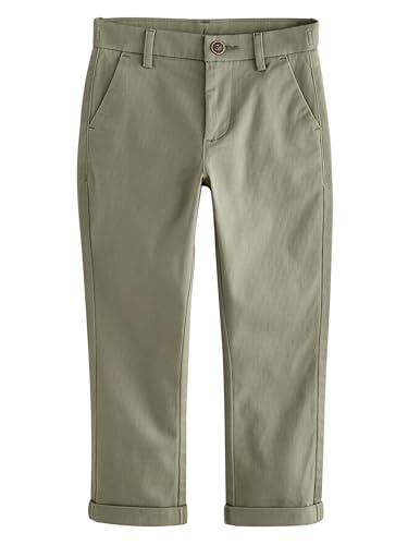 NEXT Chinohose mit Stretch Olivgrün 7 Jahre von NEXT