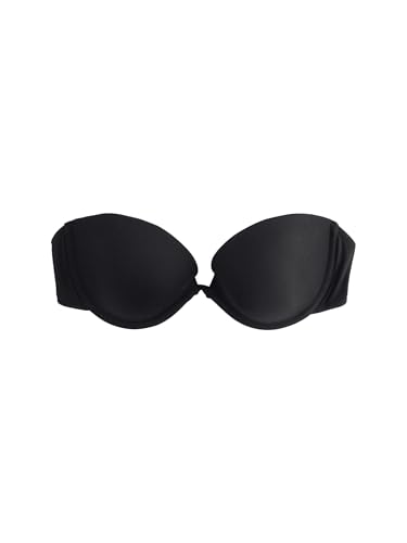 NEXT Damen Multifunktions-BH Mit Transparentem Rückenteil Schwarz EU 75B (UK 34B) von NEXT