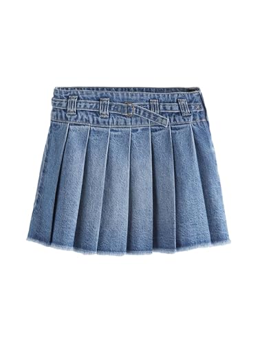 NEXT Denim-Rock mit Faltendetails Mittelblau 8 Jahre von NEXT