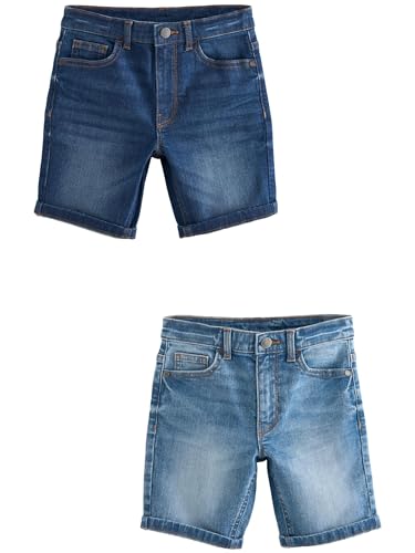 NEXT Denim-Shorts, 2er-Pack Blau 12 Jahre NEXT Denim-Shorts, 2er-Pack Blau 12 Jahre von NEXT
