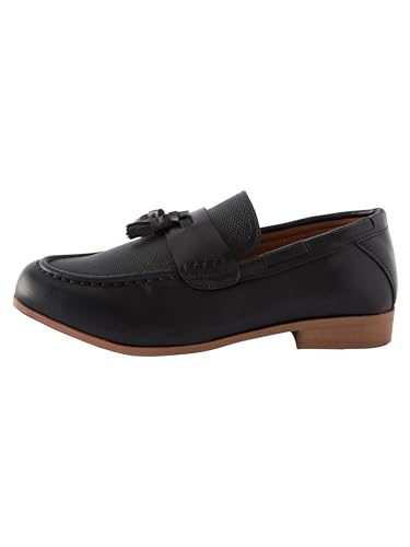 NEXT Edle Loafer mit Quaste, Weite Passform Black Tassel NEXT Edle Loafer mit Quaste, Weite Passform Black Tassel von NEXT