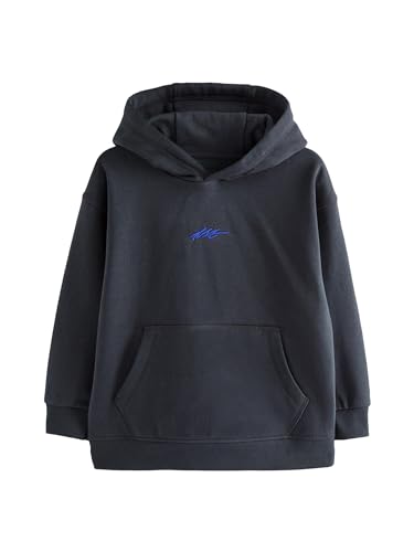 NEXT Einfarbiges Jersey-Hoodie Navy Blue NXT 4 Jahre von NEXT