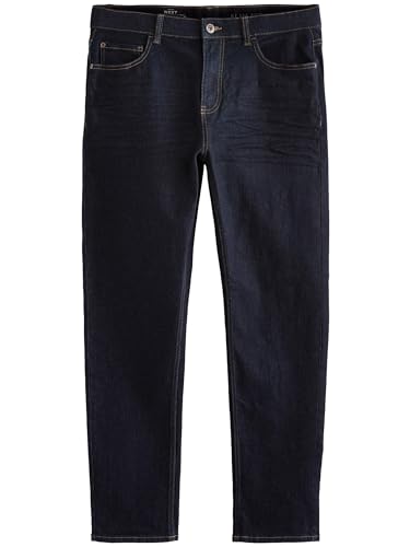 NEXT Essential Slim Fit Jeans mit Stretch Dunkelblau 36 von NEXT