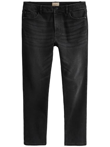 NEXT Essential Slim Fit Jeans mit Stretch Schwarz 34 von NEXT