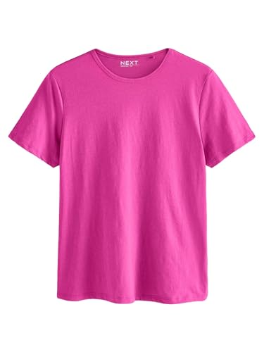 NEXT Everyday Kurzarm-T-Shirt mit Rundhalsausschnitt Raspberry Pink XS NEXT Everyday Kurzarm-T-Shirt mit Rundhalsausschnitt Raspberry Pink XS von NEXT