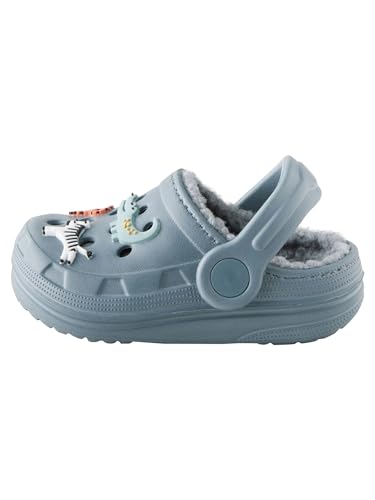 NEXT Gefütterte Clogs-Hausschuhe Blue Animal 29 von NEXT