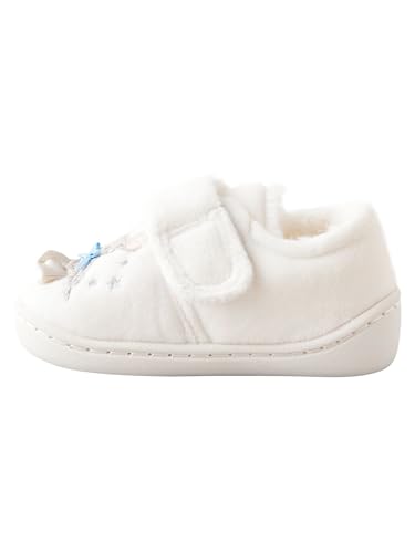 NEXT Gefütterte Hausschuhe mit Cupsohle White Fairy Mouse 21.5 von NEXT