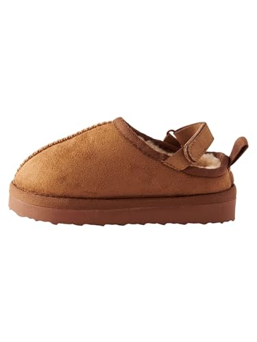 NEXT Gemütliche Hausschuhe Clogs Hellbraun 21,5 von NEXT