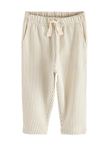 NEXT Gemusterte Jogginghose aus 100% Baumwolljersey Ecru Off White 6 Monate von NEXT