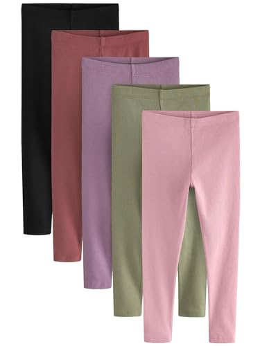 NEXT Gerippte Leggings im 5er-Pack Mehrfach 9 Jahre NEXT Gerippte Leggings im 5er-Pack Mehrfach 9 Jahre von NEXT