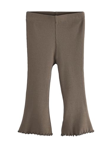 NEXT Gerippte Leggings mit ausgestelltem Bein Khaki Grün 4 Jahre von NEXT