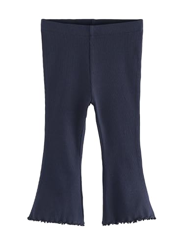 NEXT Gerippte Leggings mit ausgestelltem Bein Marineblau 3 Jahre von NEXT