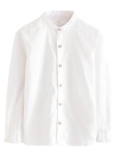 NEXT Grandad-Hemd mit Langen Ärmeln Creme 6 Jahre von NEXT