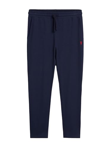 NEXT Herren Jogginghose Mit Unversäubertem Saum Marineblau Medium/Regular von NEXT
