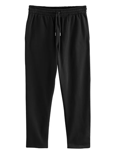 NEXT Herren Jogginghose mit weiten Buendchen Regular UK LGE/REG Schwarz von NEXT