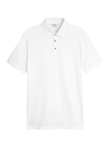 NEXT Herren Poloshirt Weiß Medium von NEXT