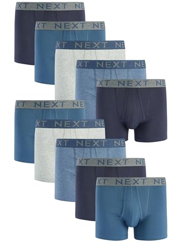 NEXT Herren Slips, 10er-Pack Blau M von NEXT