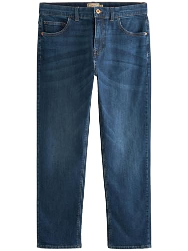NEXT Herren Straight Fit Stretch-Jeans Mittel Blau EU 112 Regular (UK 44R) von NEXT