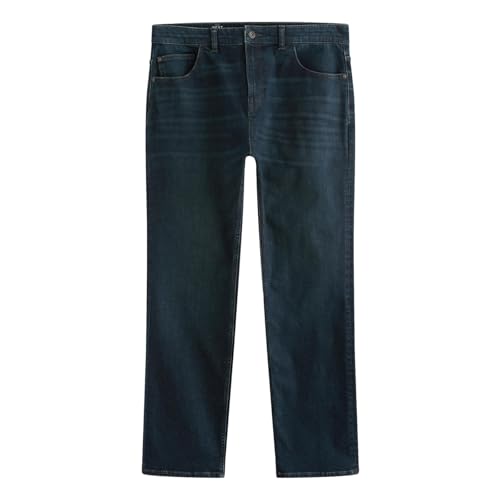 NEXT Herren Stretch Jeans, Reich an Baumwolle Blau Dark Washed 32 von NEXT