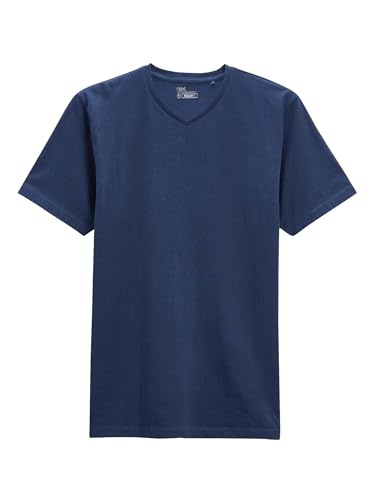 NEXT Herren T-Shirt Mit V-Ausschnitt Regular Fit Marineblau XXX-Large von NEXT