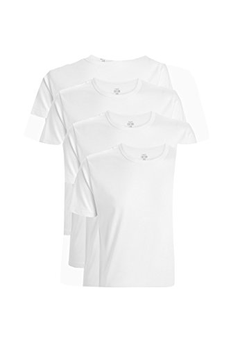 NEXT Herren T-Shirts im Fünferpack Weiß XXL von NEXT