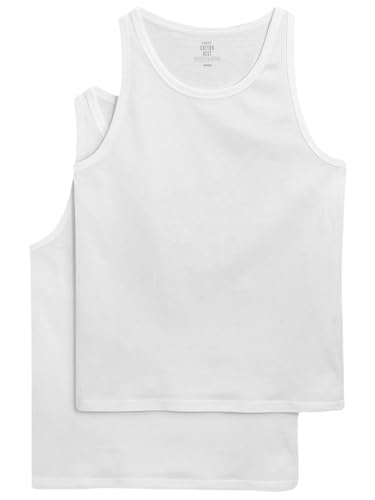 NEXT Herren Unterhemden, 2er-Pack Regular XL Weiss von NEXT