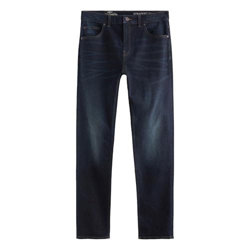 NEXT Herren Vintage Stretch Jeans, Reich an Baumwolle Blau Tief 36 von NEXT