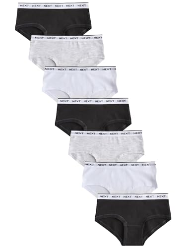 NEXT Hipster-Slips, 7er-Pack Schwarz/Grau/Weiß 7 Jahre von NEXT