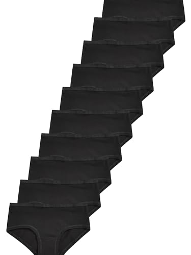 NEXT Hüftslips im 10er-Pack Schwarzer Gummizug 5 Jahre von NEXT