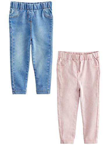 NEXT Jeggings, 2er-Pack Rosa/Blau 2-3 Jahre NEXT Jeggings, 2er-Pack Rosa/Blau 2-3 Jahre von NEXT