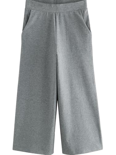 NEXT Jersey-Hose mit weitem Bein Holzkohle Grau 10 Jahre von NEXT