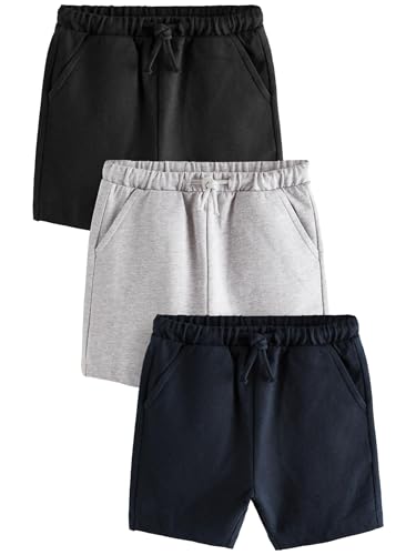 NEXT Jerseyshorts im 3er-Pack Schwarz/Grau/Marineblau 3 Monate von NEXT