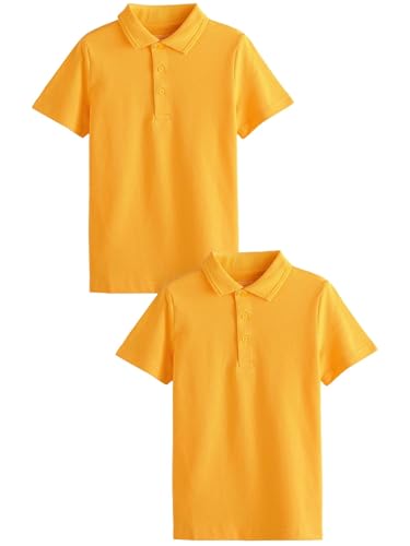 NEXT Jungen Poloshirts 2Er Pack (3 Bis 16 Jahre) Gelb 7 Jahre von NEXT