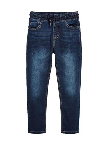 NEXT Jungen Schlupf-Jeans aus Denim im Jersey-Look Dunkelblau 9 Jahre von NEXT