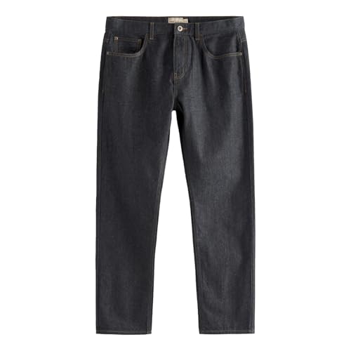 NEXT Klassisches steife Jeans – Straight Fit Blau Dunkel 42 von NEXT