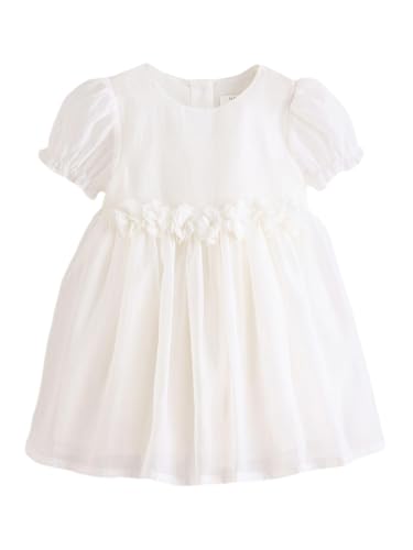 NEXT Kleid für Mädchen mit Blumen und Print Weiß 5 Jahre von NEXT